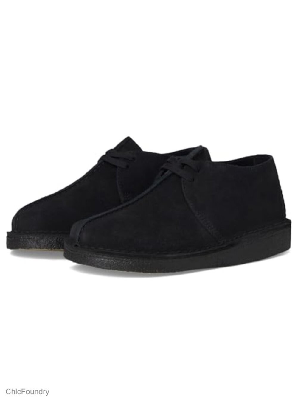 Clarks Desert Trek Suede Oxford Lace-Up Fashion Sneaker